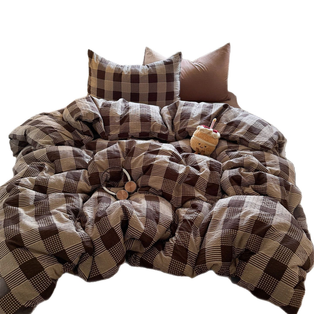 Cozy Patchwork Quilted Comforter Set