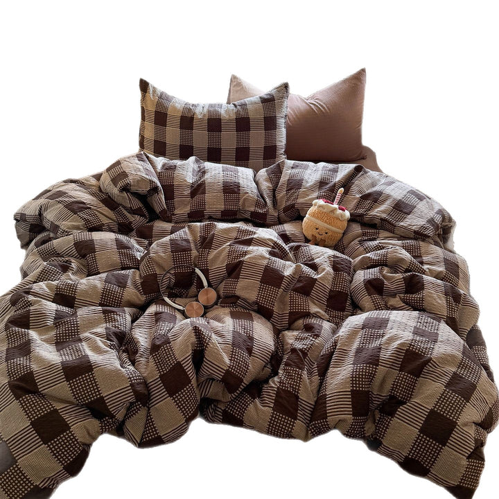 Cozy Patchwork Quilted Comforter Set
