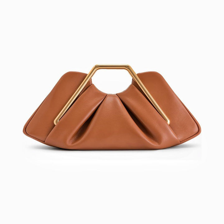 Designer handbag with unique handle Stornfield