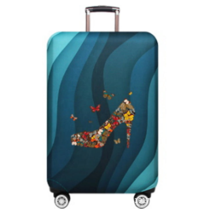 Women's Hard Shell Suitcase with Fashionable Butterfly Design Stornfield