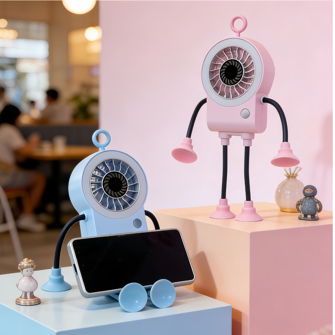 Creative USB Table Fan with LED Lighting Stornfield
