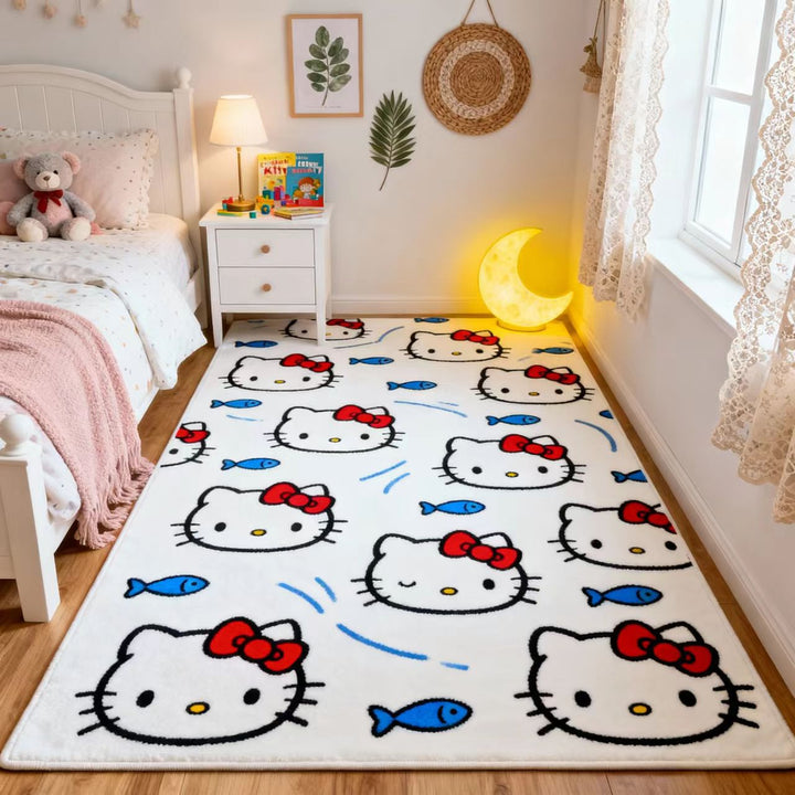Hello Kitty-Themed Plush Floor Mat Stornfield
