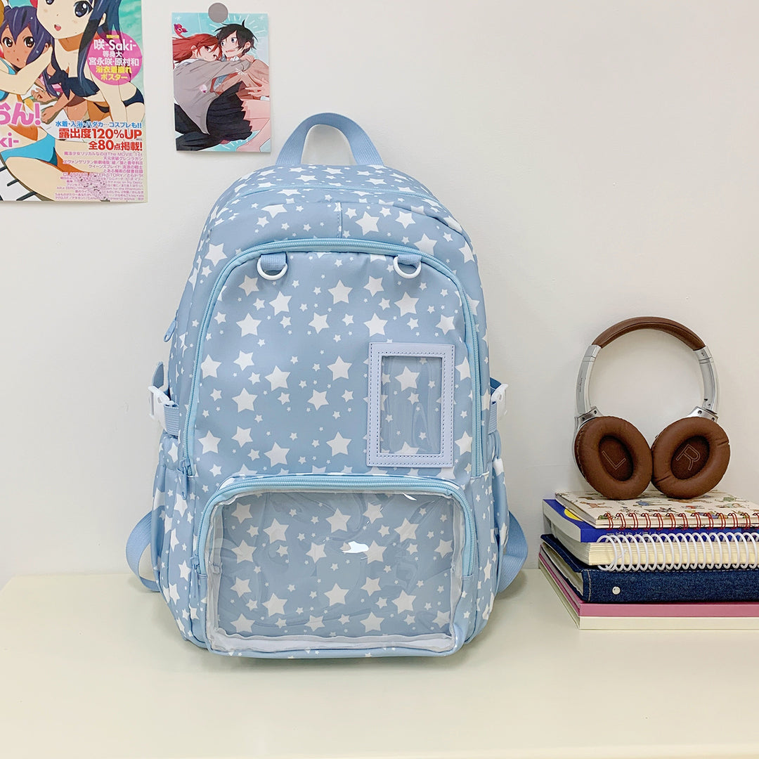 Adventurous Star-Patterned Backpack Stornfield