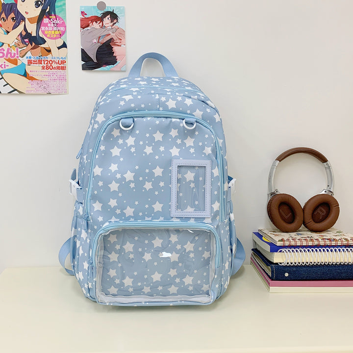 Adventurous Star-Patterned Backpack Stornfield
