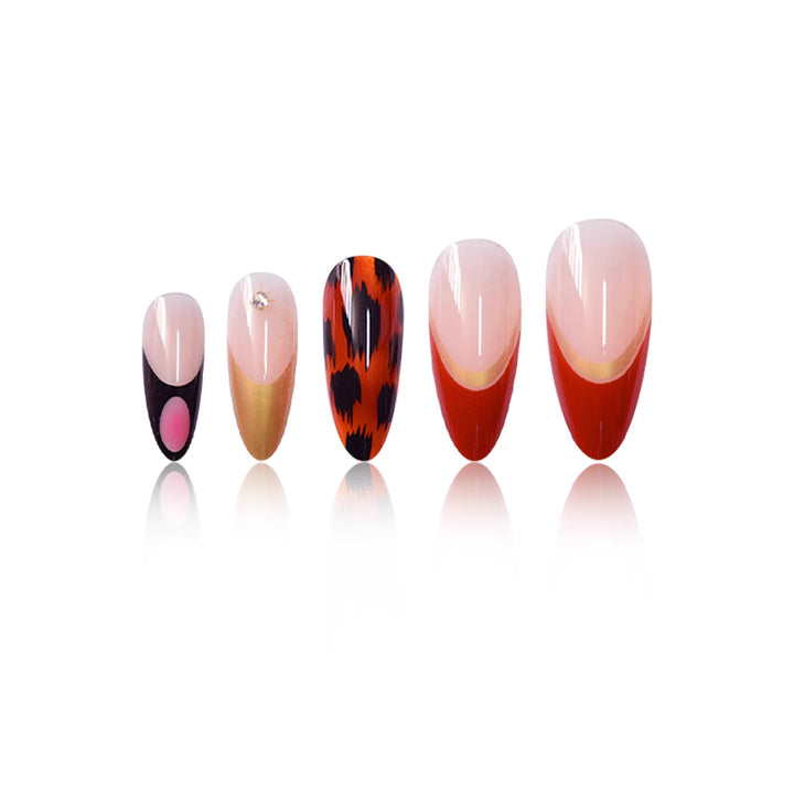 Artistic Stiletto Press-On Nail Designs Stornfield