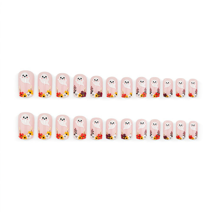 Artificial nails with playful spirit design Stornfield