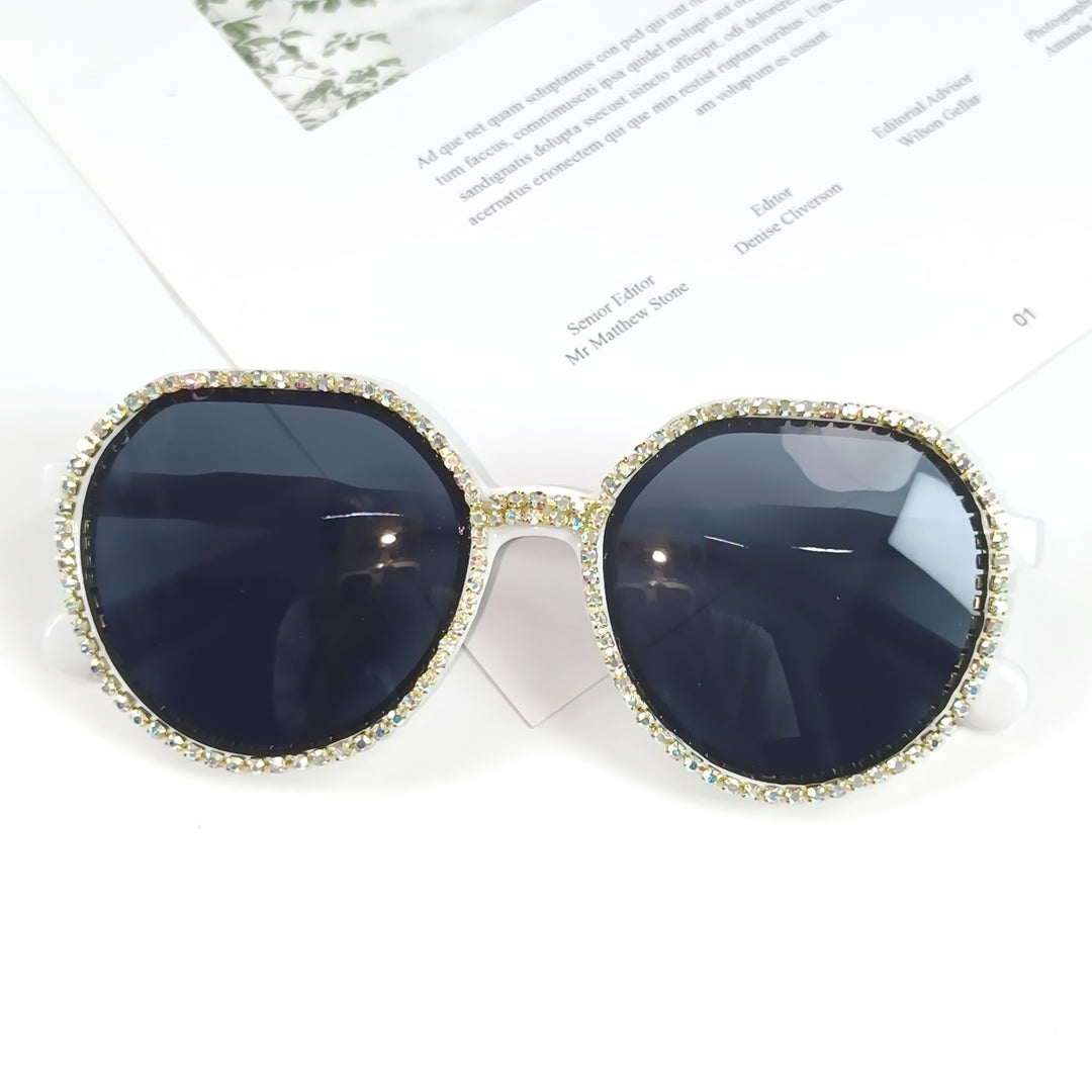 Women Glittering Oversized Sunglasses Stornfield