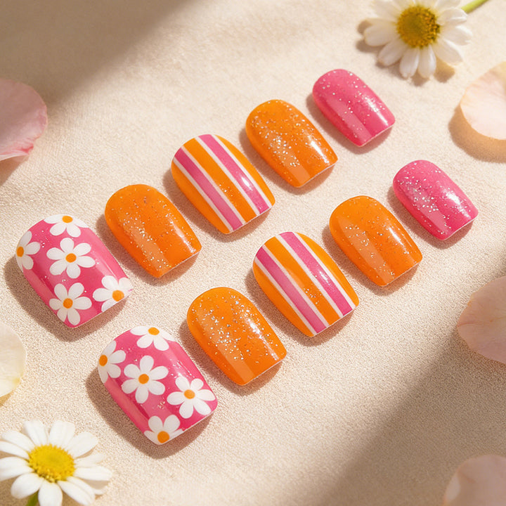 Vibrant Floral Nail Art Kit Stornfield