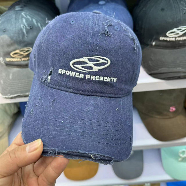 Unisex Distressed Cotton Baseball Cap Stornfield