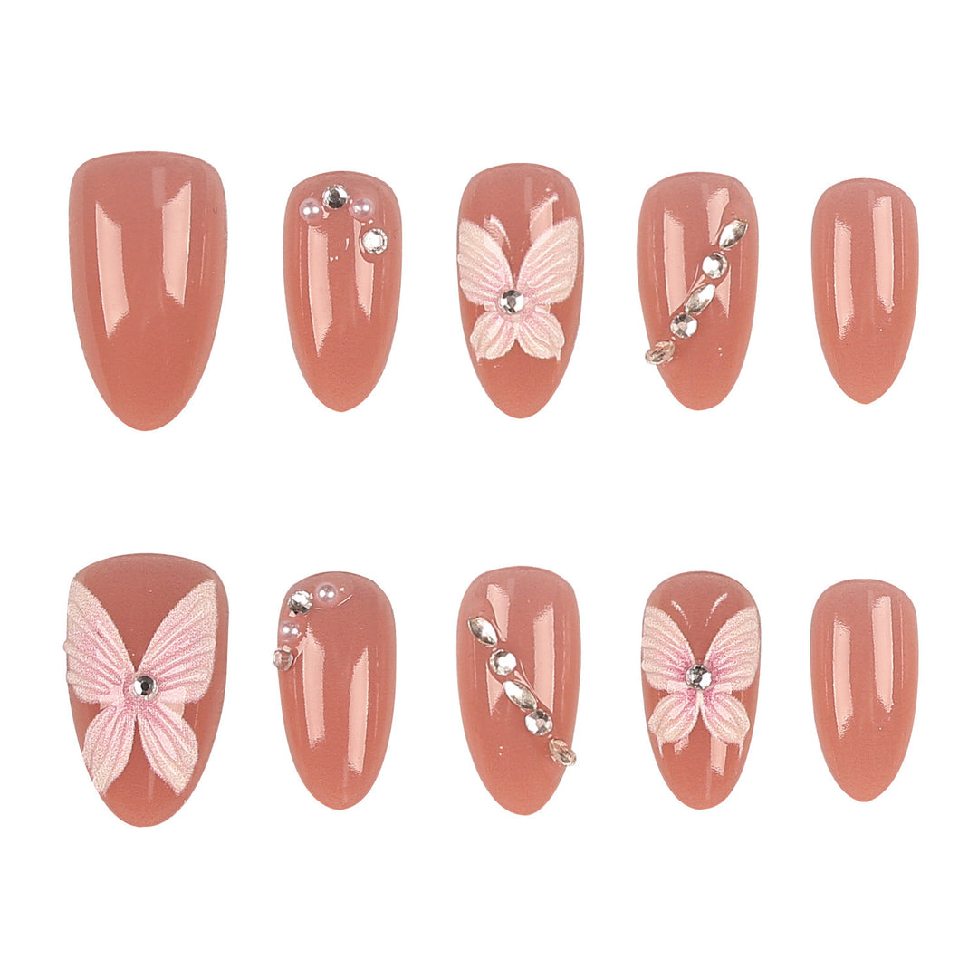 Decorative Floral Nail Kit