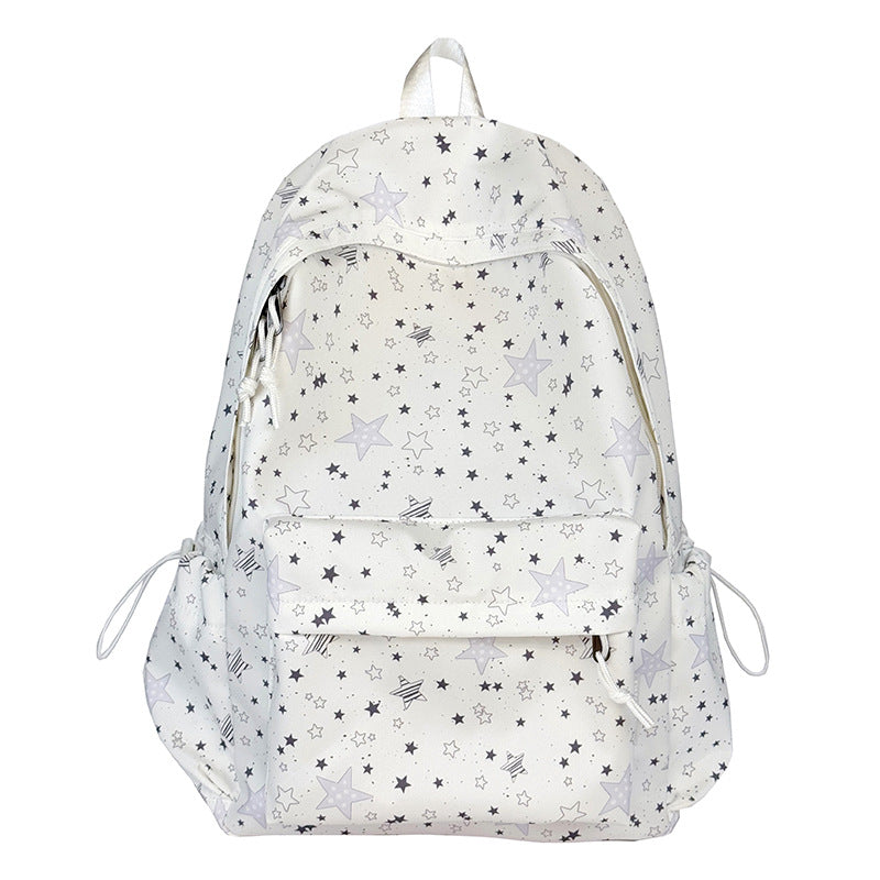 Backpack with Thoughtful Compartments and Trendy Star Motif Stornfield