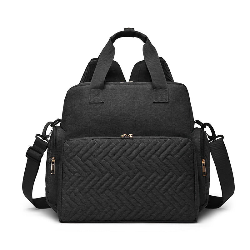 Multi-Function Quilted Diaper Backpack Stornfield