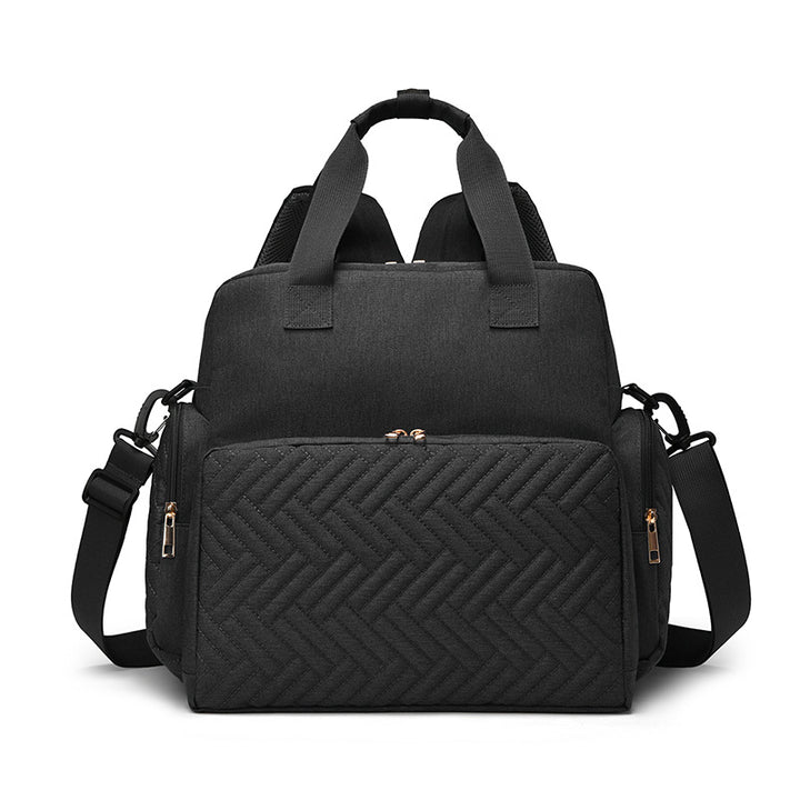 Multi-Function Quilted Diaper Backpack Stornfield
