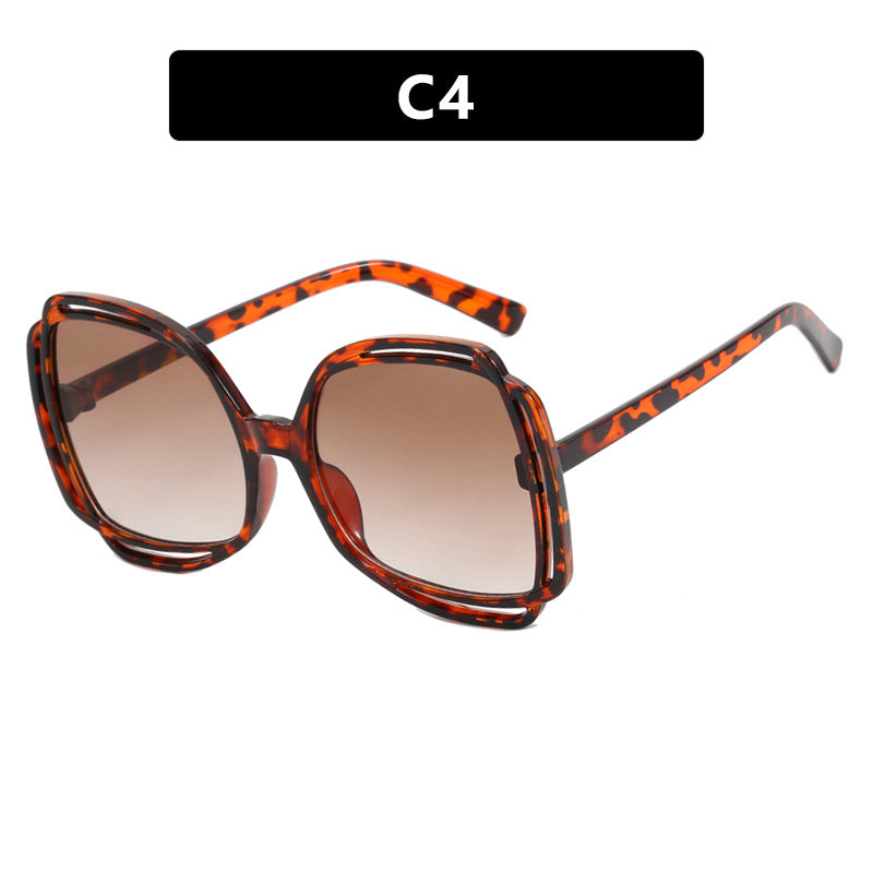 Women's oversized sunglasses in stylish retro design Stornfield