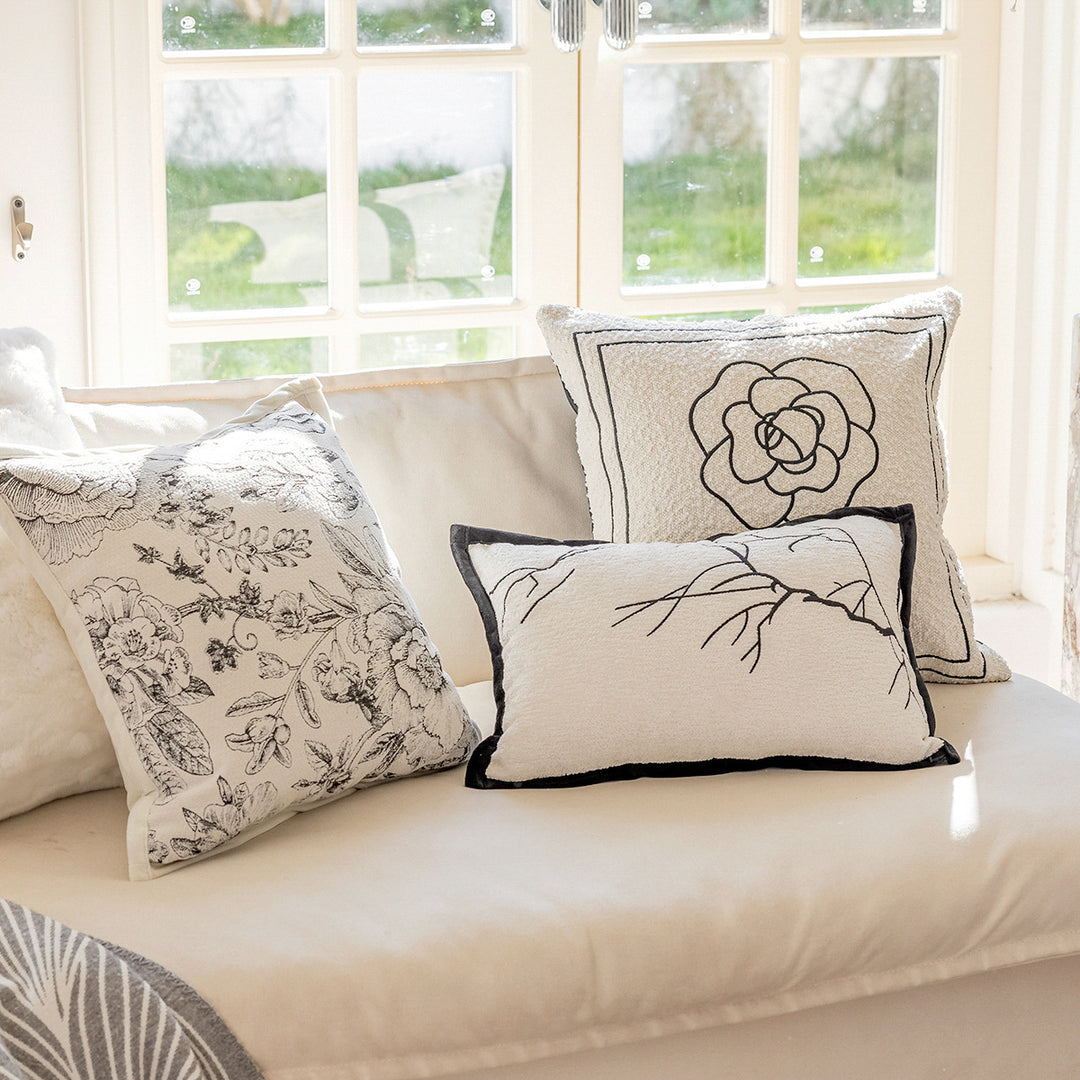 Decorative motif cushion
