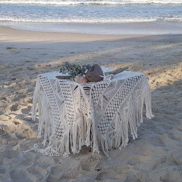Bohemian Macrame Table Cover Stornfield