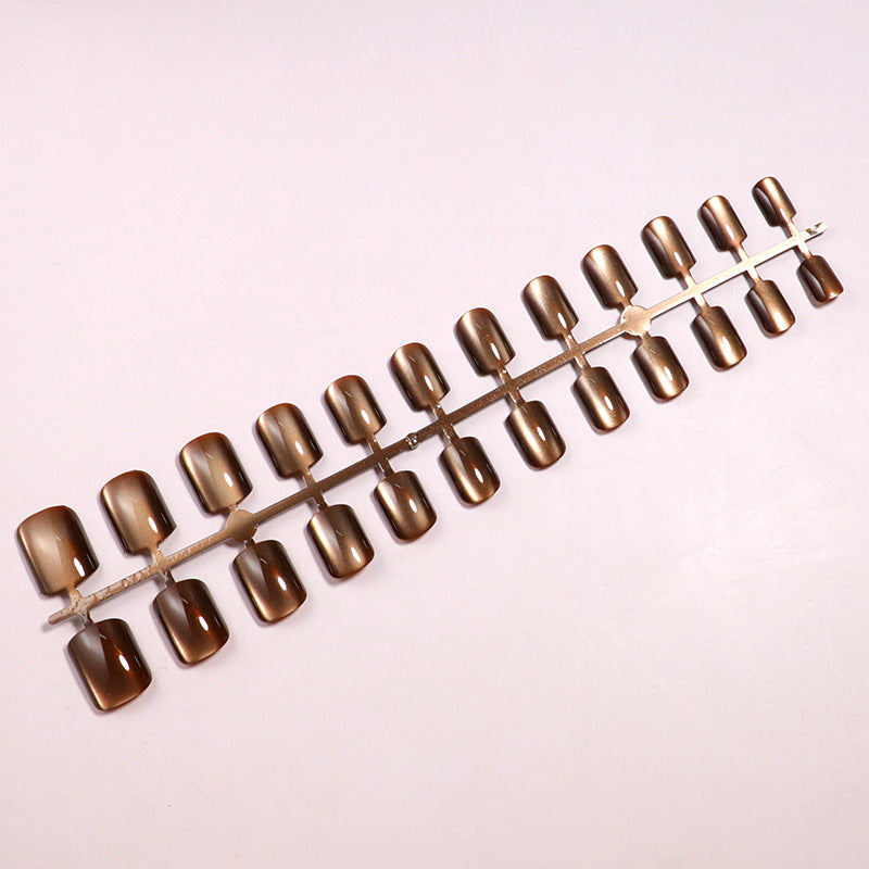 Glossy Long-Lasting Press-On Nail Set Stornfield