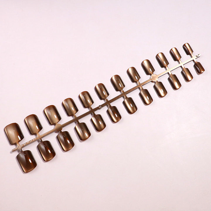 Glossy Long-Lasting Press-On Nail Set Stornfield
