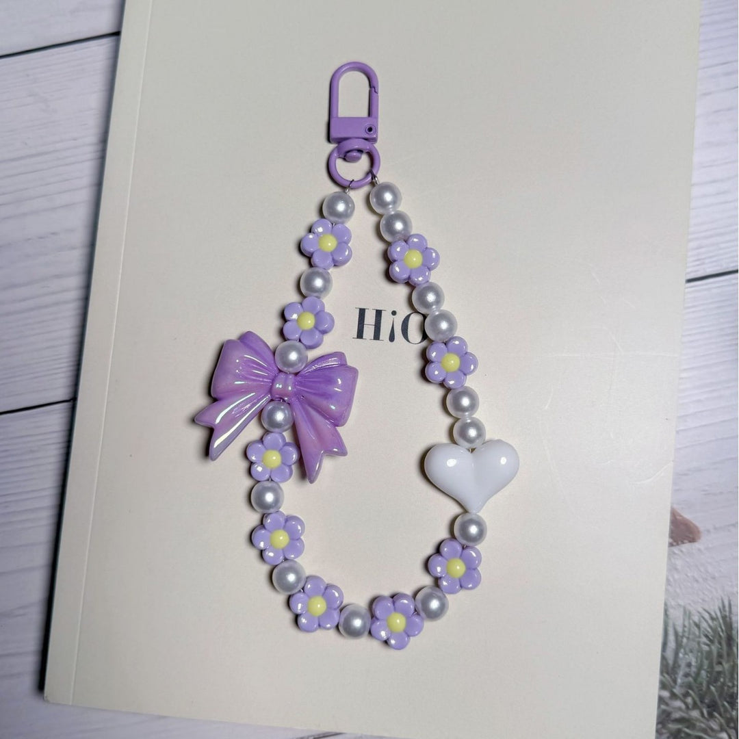Decorative Floral Beaded Keychain Stornfield