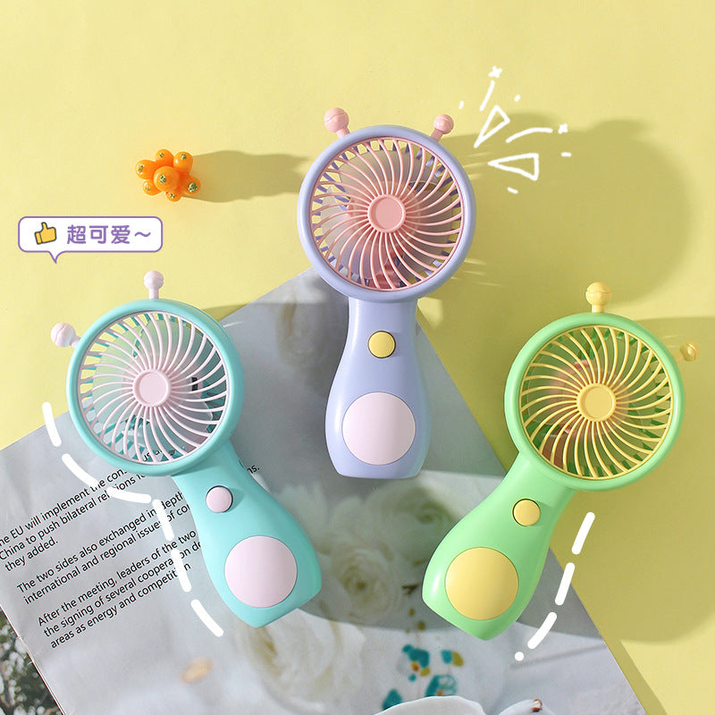 Women's Portable Mini Fan with Creative Stornfield Stand