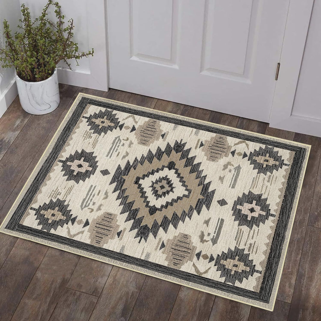 Geometric Patterned Decorative Area Rug