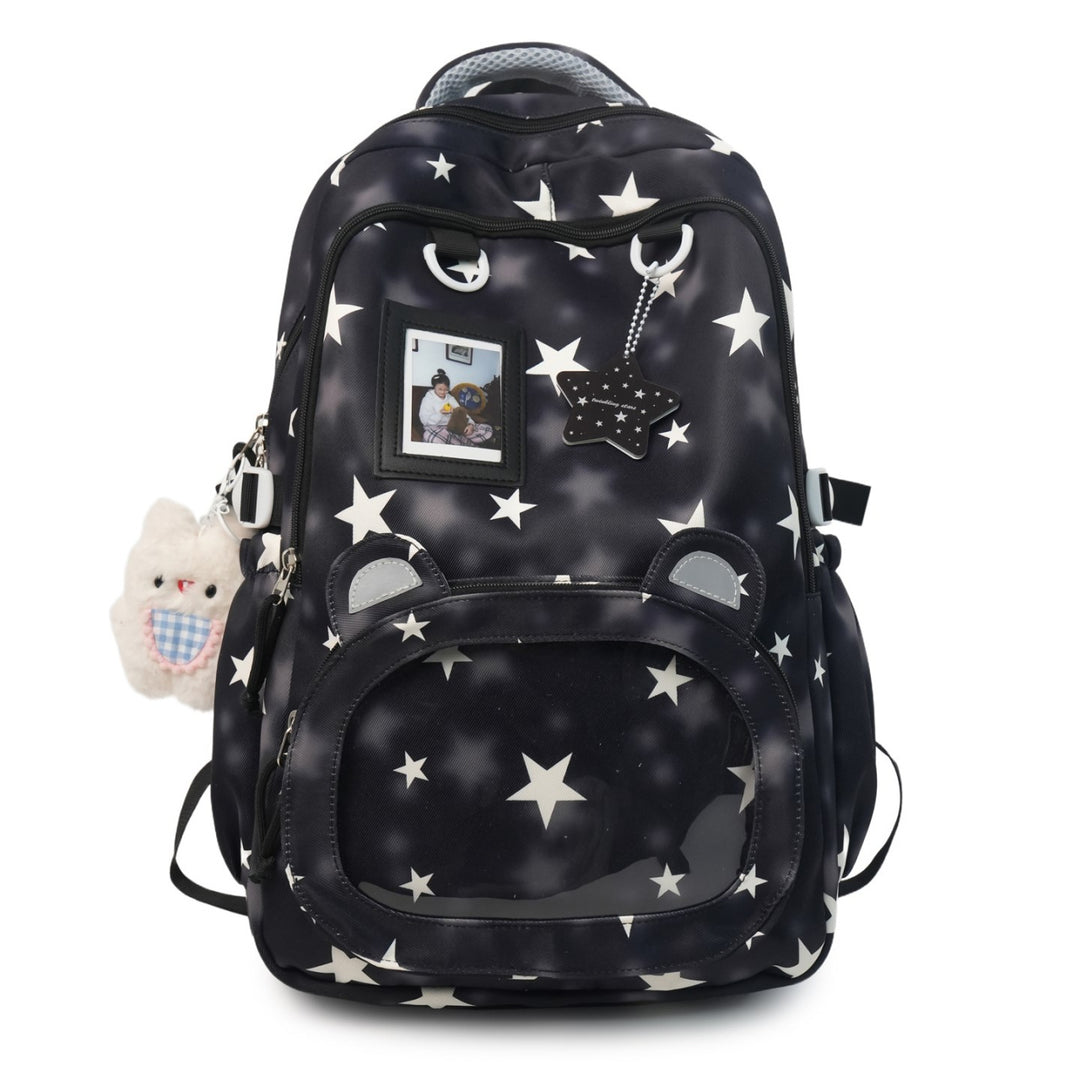 Children's Starry-Themed Plush Ear Backpack Stornfield