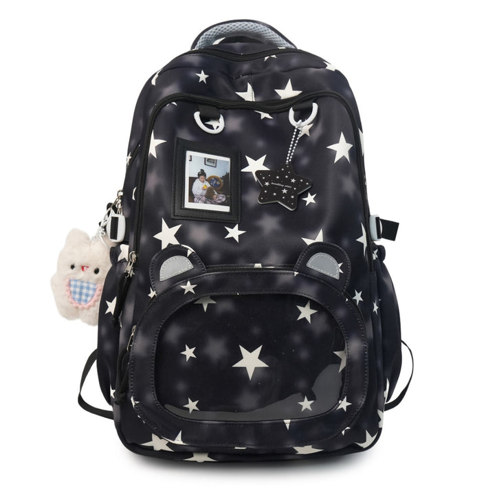 Children's Starry-Themed Plush Ear Backpack Stornfield