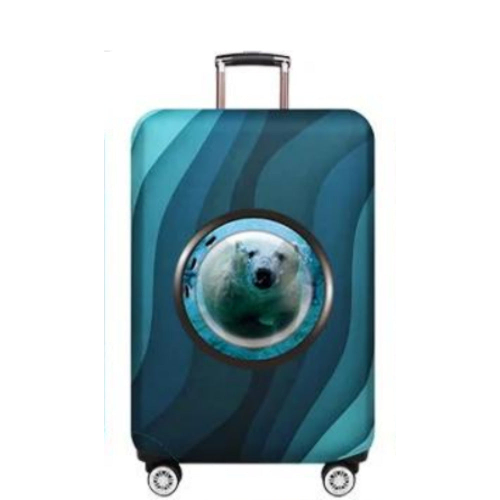 Women's Hard Shell Suitcase with Creative Animal Design Stornfield