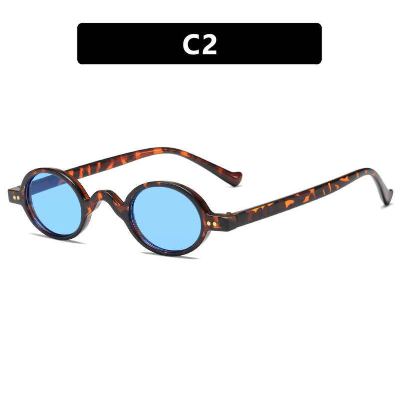 Women's round sunglasses with distinctive design and high-quality plastic frame Stornfield