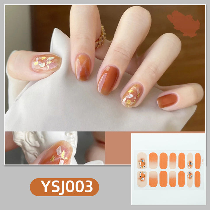 Artistic nail decoration with glitter details Stornfield