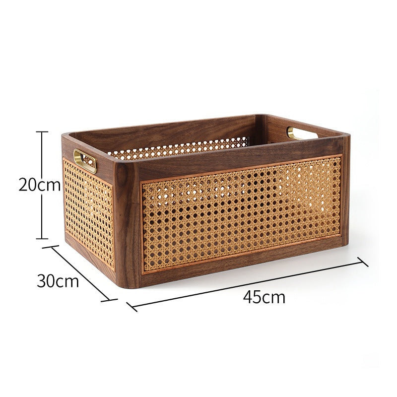 Artisan Handwoven Storage Crate Stornfield