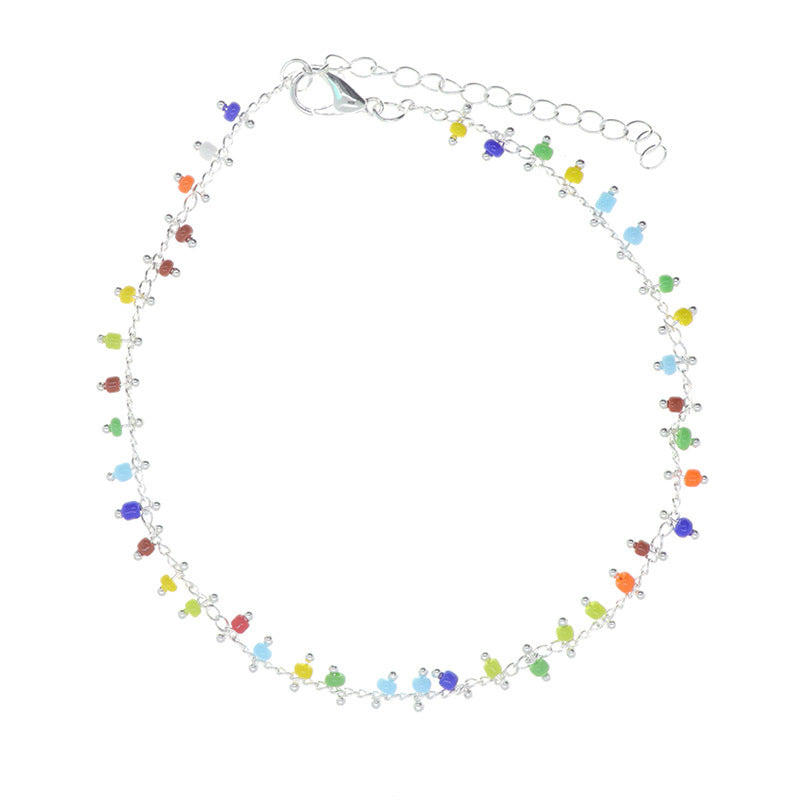 Colorful Beaded Ankle Bracelet Stornfield