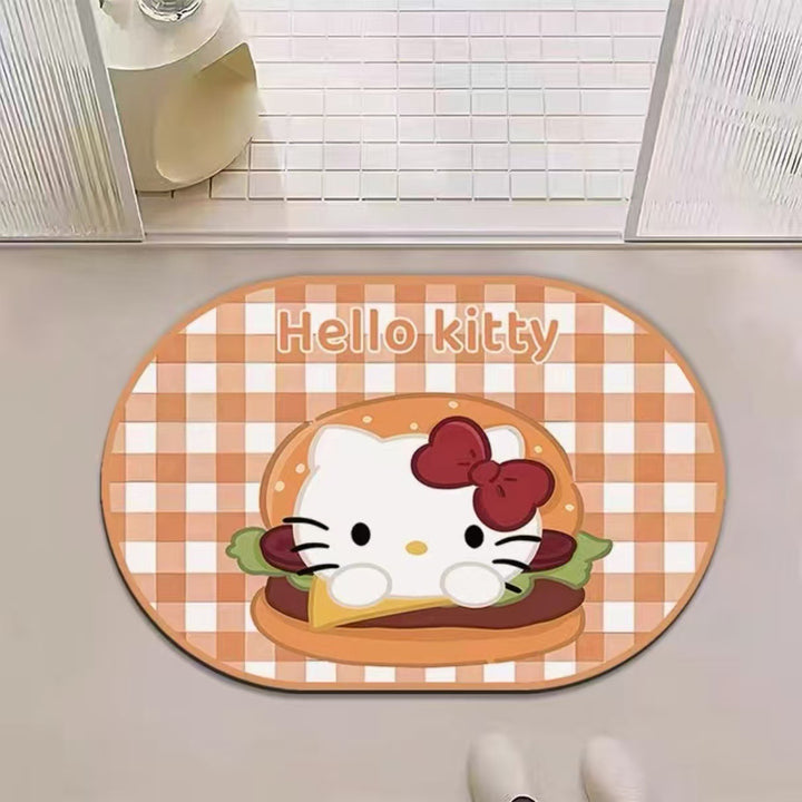 Cartoon Character Plush Bath Mat