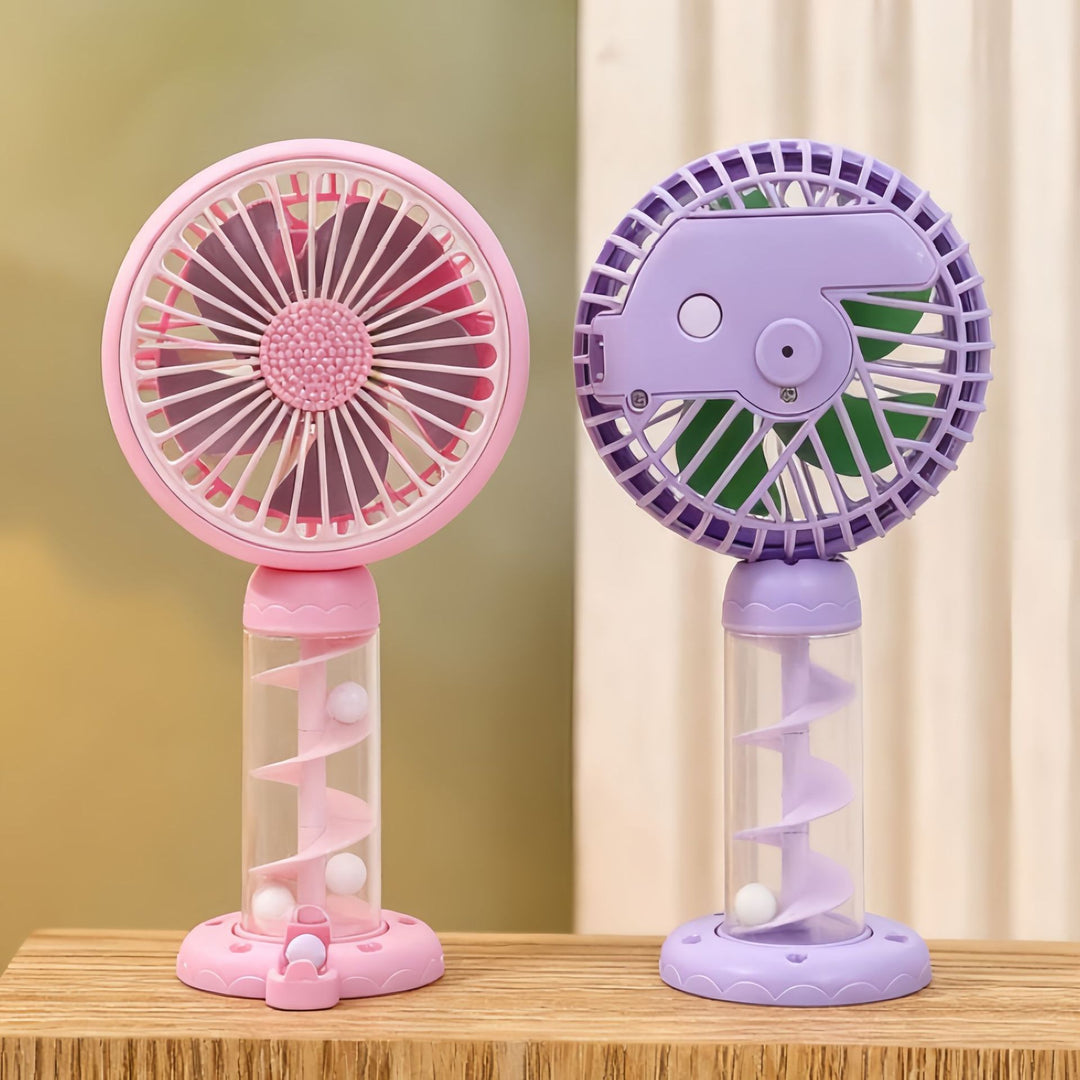 Ladies Portable Mini USB Fan with Creative Spiral Design Stornfield