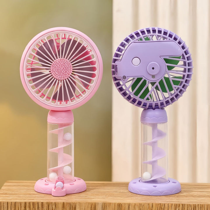 Ladies Portable Mini USB Fan with Creative Spiral Design Stornfield