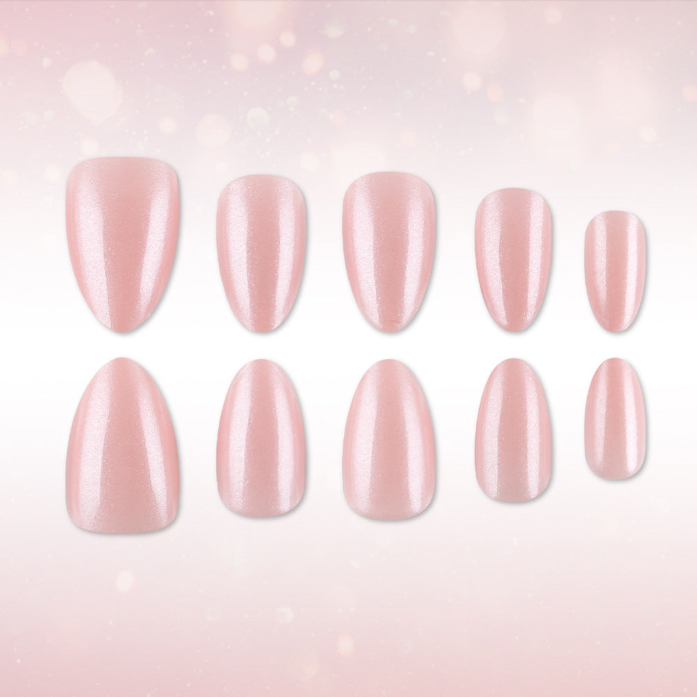 Elegant Almond-Shaped Press-On Nails Stornfield