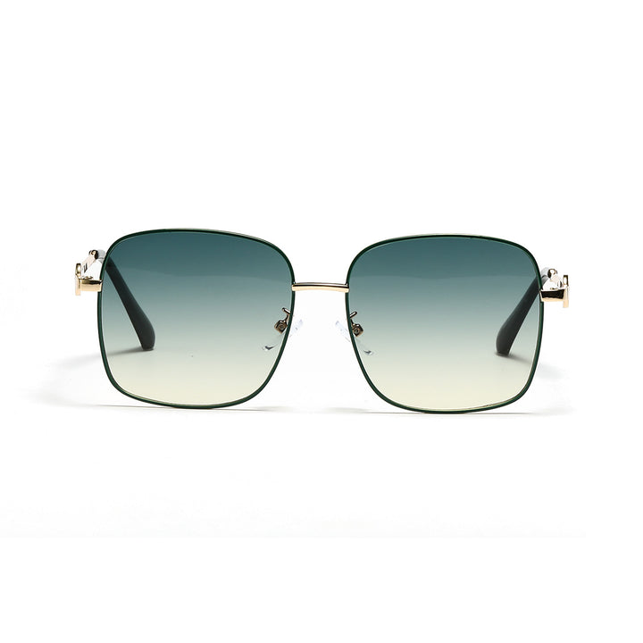 Ladies elegant square sunglasses with high-quality metal frame Stornfield