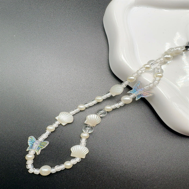 Shell-Inspired Beaded Necklace Stornfield