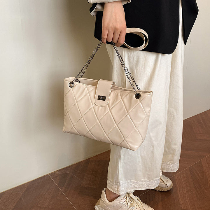 Quilted Elegant Satchel Handbag Stornfield