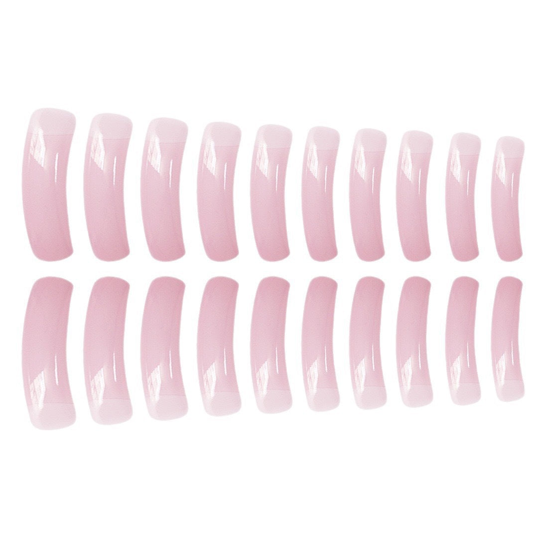 Premium Long Transparent Press-On Nail Enhancements Stornfield