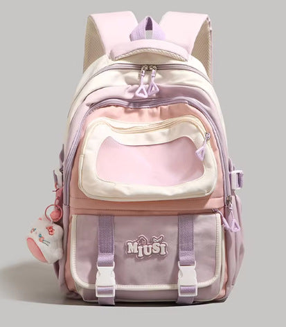 Multi-Functional Clear Pocket School Backpack Stornfield