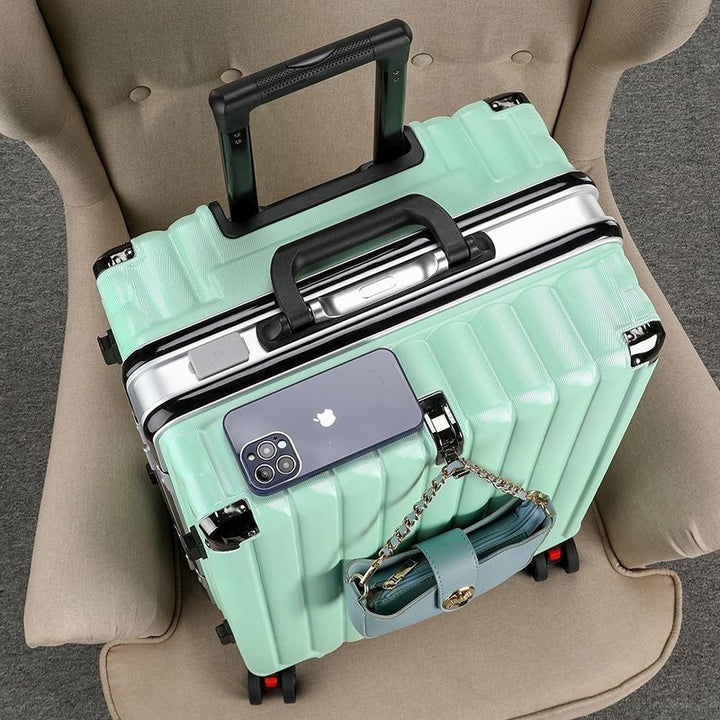 Hard Shell Trolley With Integrated Usb Charging Port And Multifunctional Storage Stornfield