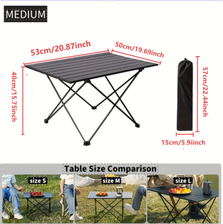 Women Folding Camping Table Stornfield
