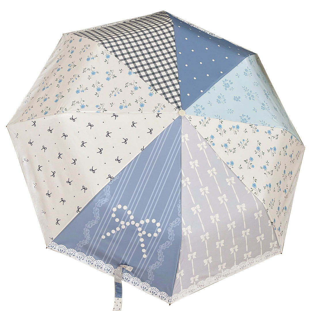 Women's umbrella in romantic patchwork design Stornfield