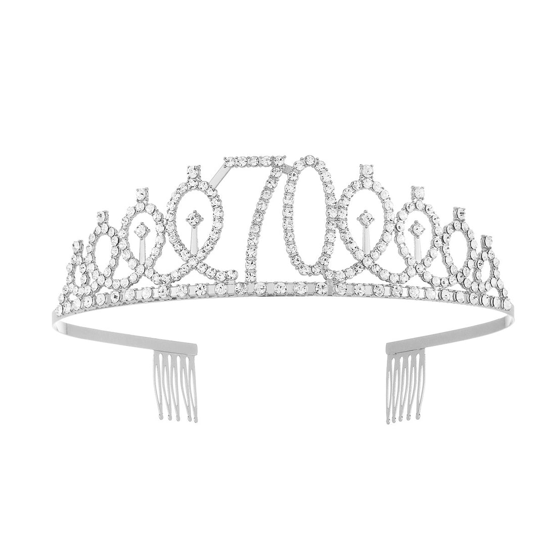 Ladies Glittering Crown with Swarovski Stones Stornfield