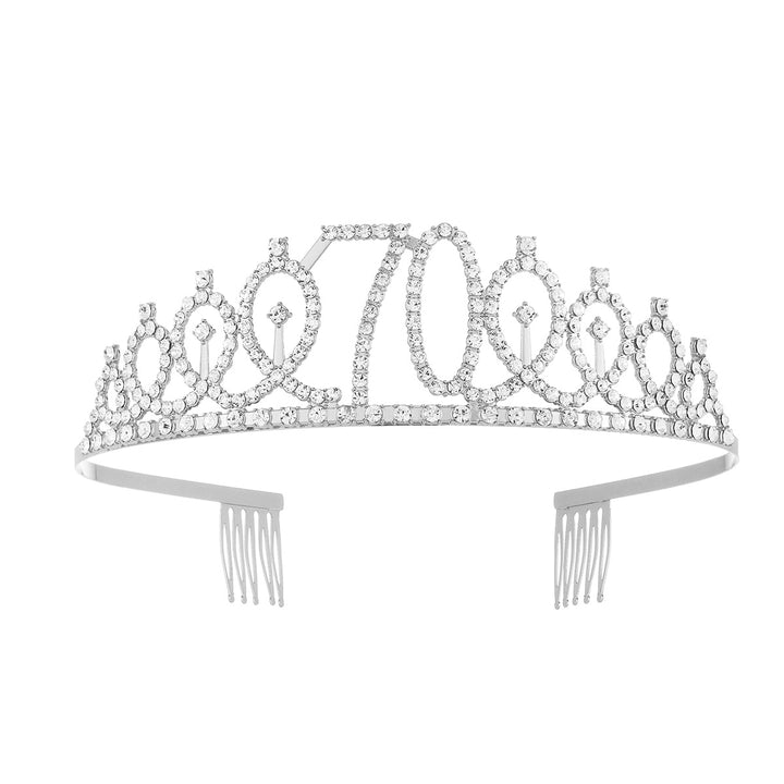 Ladies Glittering Crown with Swarovski Stones Stornfield