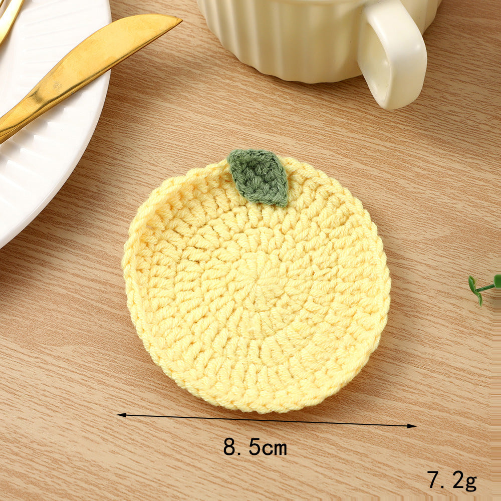 Decorative Crochet Lemon Coaster Stornfield