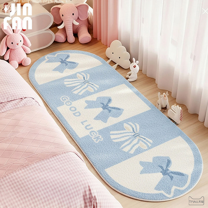 Decorative Bow-Shaped Area Rug