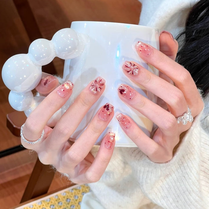 Artistic Floral Press-On Nail Design Stornfield 1787394846