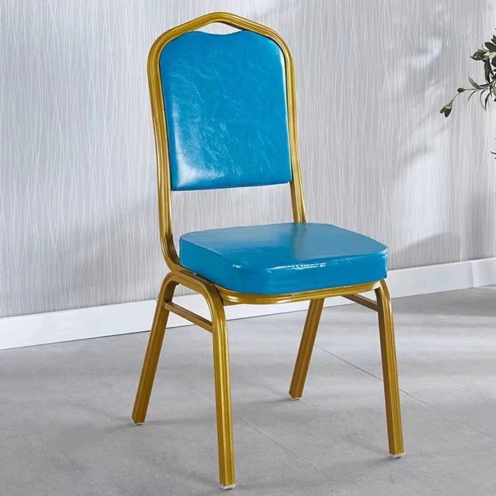 Elegant Upholstered Dining Chair with Gold Frame Stornfield